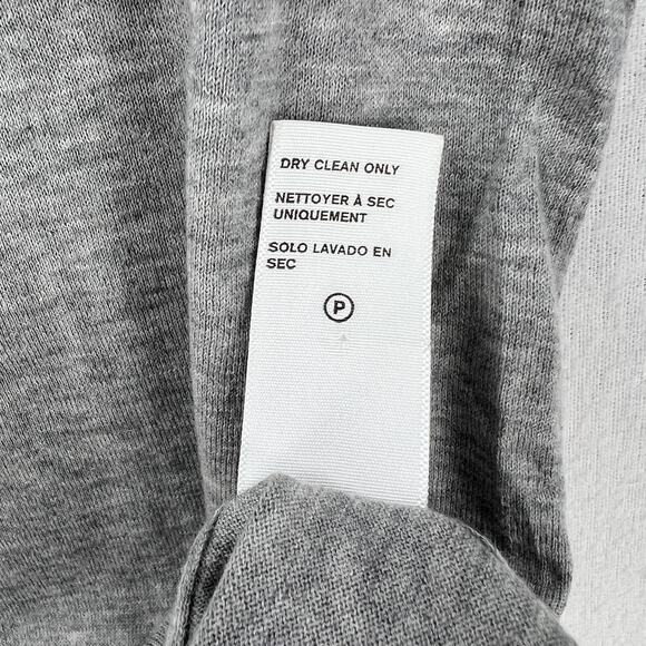 JAMES PERSE Cashmere Racerback Tank Top Womens Medium Heather Gray Cream Sweater - Picture 10 of 12